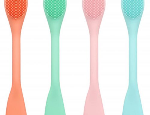 Double-sided soft exfoliating silicone lip brush